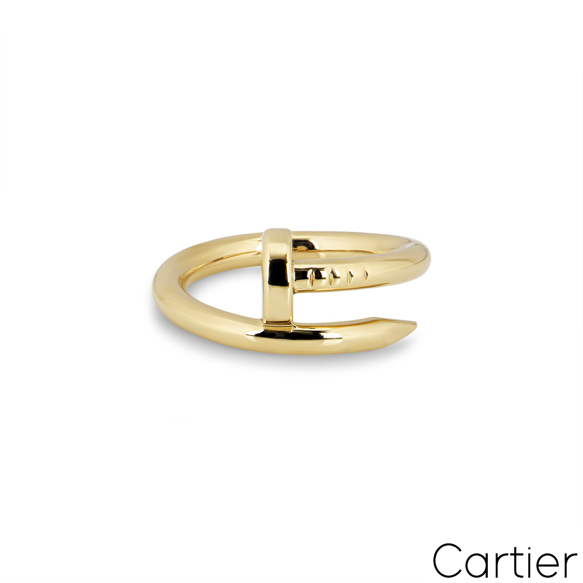 Cartier 18k Yellow Gold Juste un Clou Ring Size 56 B4092600